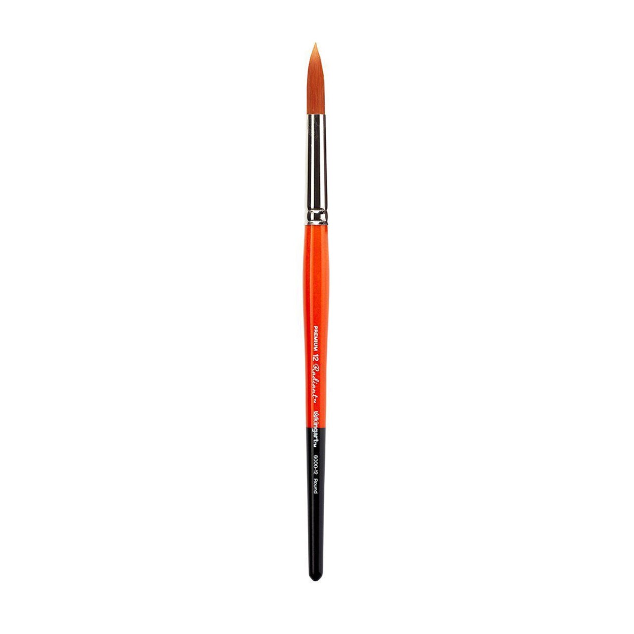 KINGART® Radiant™ 6000 Round Series Premium Golden Synthetic Brushes for Acrylic, Oil and Watercolor